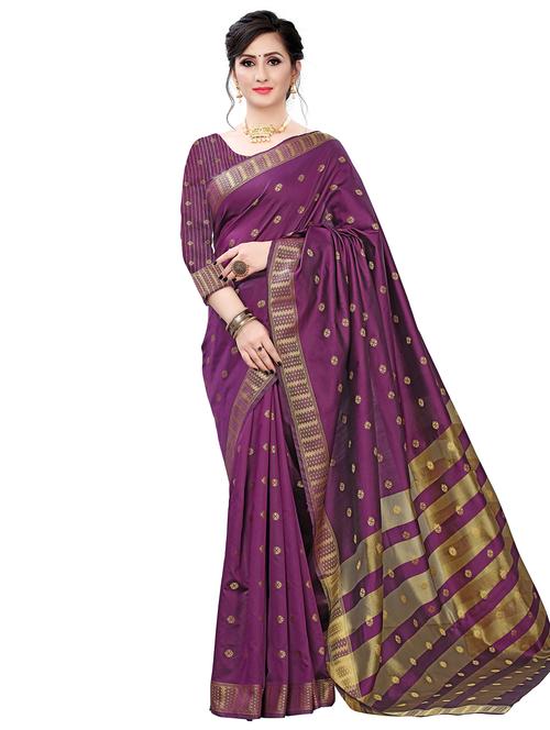 ethnic motifs woven saree - 17652273 - Very Small Image - 1