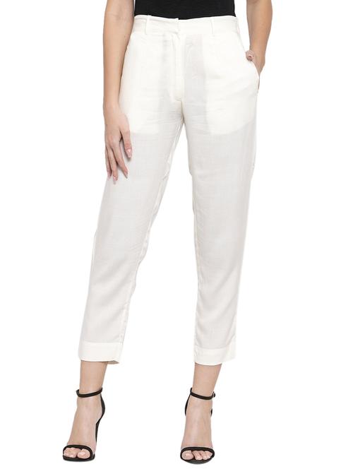 high rise crop pants - 17652861 - Very Small Image - 1