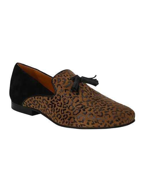 multi colored leather slip on loafers - 17653458 - Very Small Image - 1