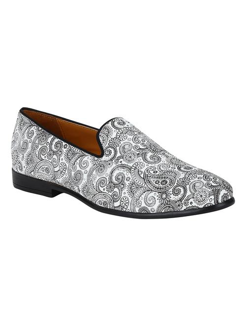 grey leather slip on loafers - 17653493 - Very Small Image - 1