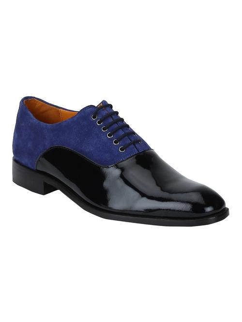 blue colored lace-up oxford - 17653570 - Very Small Image - 1