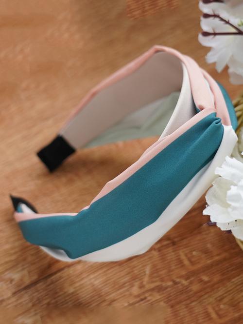 multi colored cotton blend hairband - 17654971 - Very Small Image - 1