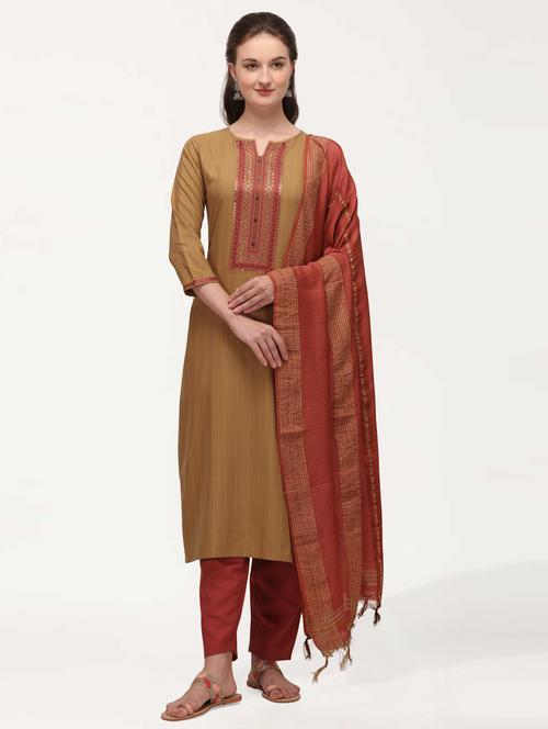 sequined kurta pant set - 17655560 - Very Small Image - 1