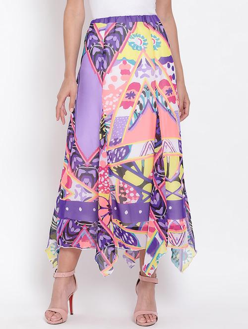 high rise asymmetric skirt - 17655697 - Very Small Image - 1