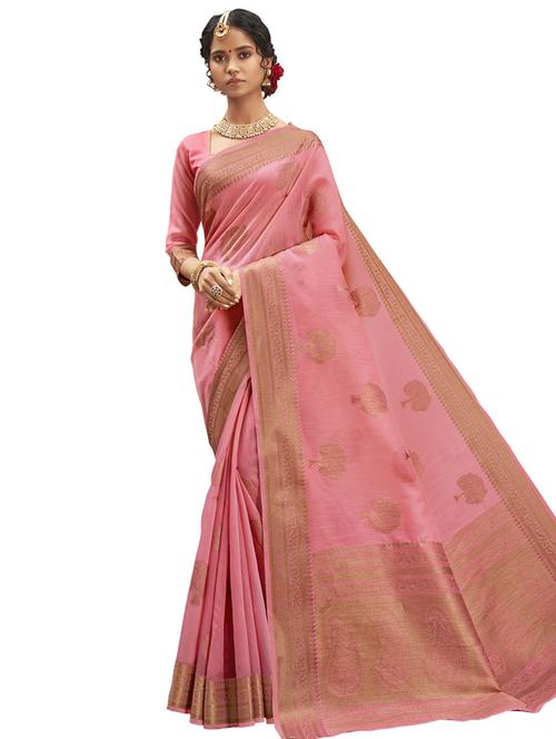 self design woven saree - 17662110 - Very Small Image - 1