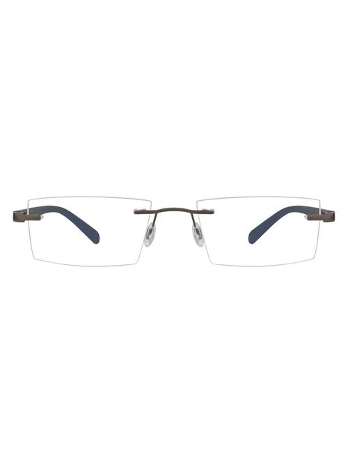 zyaden rectangular unisex rimless eyeglasses (rim-207) - 17662130 - Very Small Image - 1
