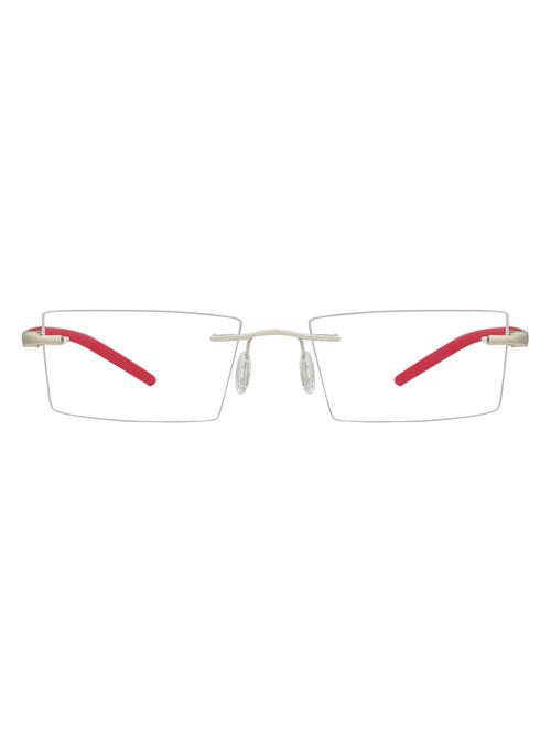 zyaden rectangular unisex rimless eyeglasses (rim-217) - 17662140 - Very Small Image - 1