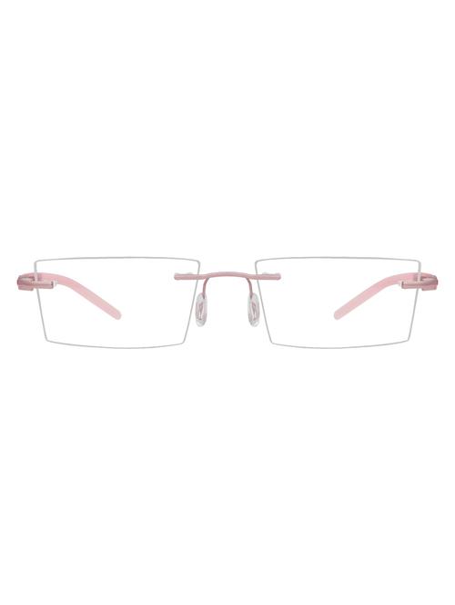 zyaden rectangular unisex rimless eyeglasses (rim-221) - 17662144 - Very Small Image - 1