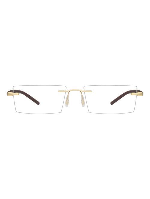 zyaden rectangular unisex rimless eyeglasses (rim-224) - 17662147 - Very Small Image - 1