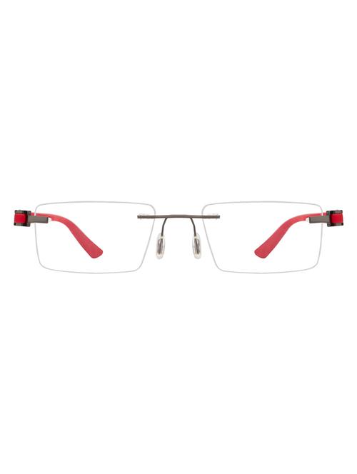 zyaden rectangular unisex rimless eyeglasses (rim-226) - 17662149 - Very Small Image - 1