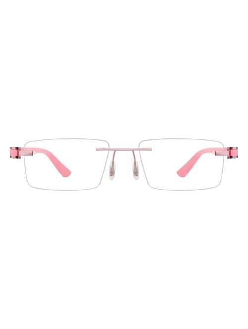 zyaden rectangular unisex rimless eyeglasses (rim-228) - 17662151 - Very Small Image - 1