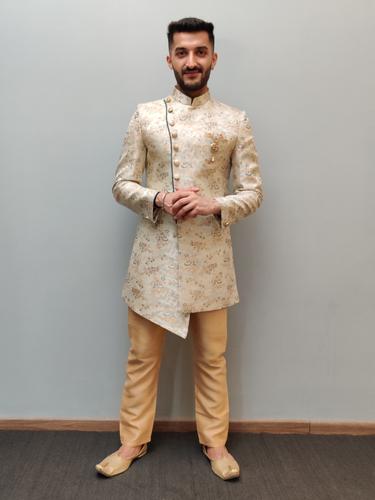 two piece indo western set - 17662221 - Very Small Image - 1