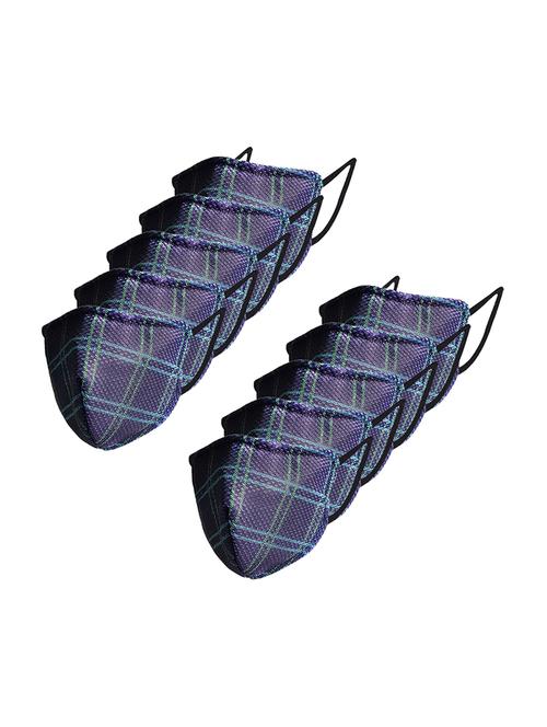 purple mesh anti-pollution women mask set of 10 - 17662274 - Very Small Image - 1
