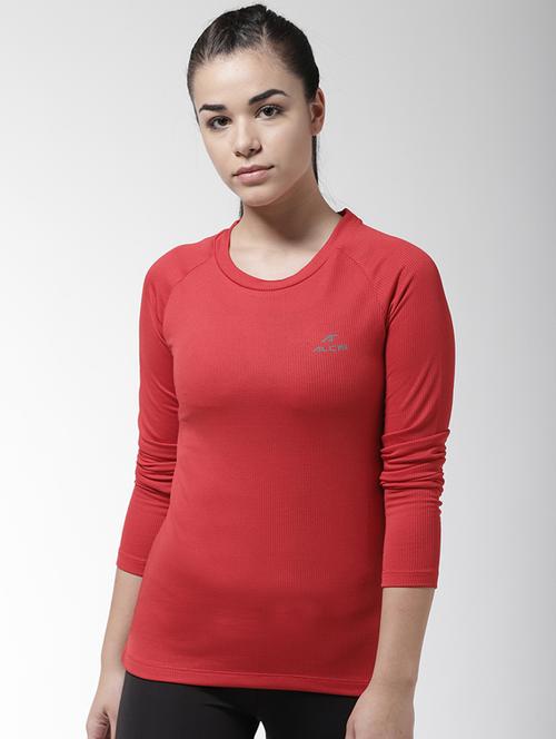 red polyester regular tshirt - 17664794 - Very Small Image - 1