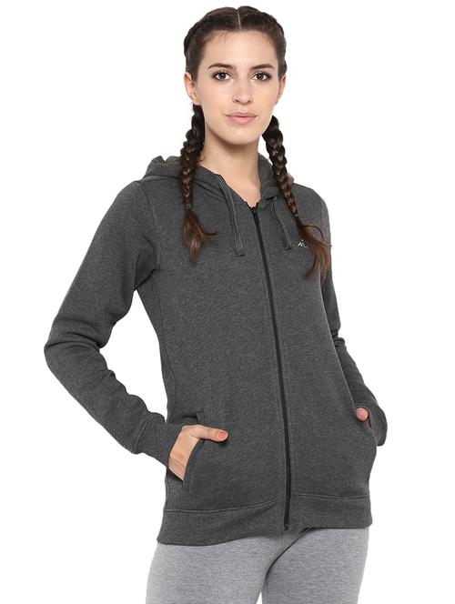 hooded neck solid jacket - 17664893 - Very Small Image - 1