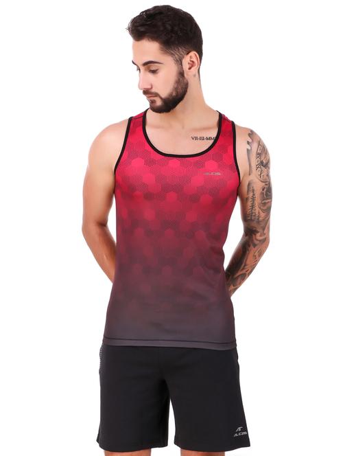 red printed sport t- shirt - 17665006 - Very Small Image - 1