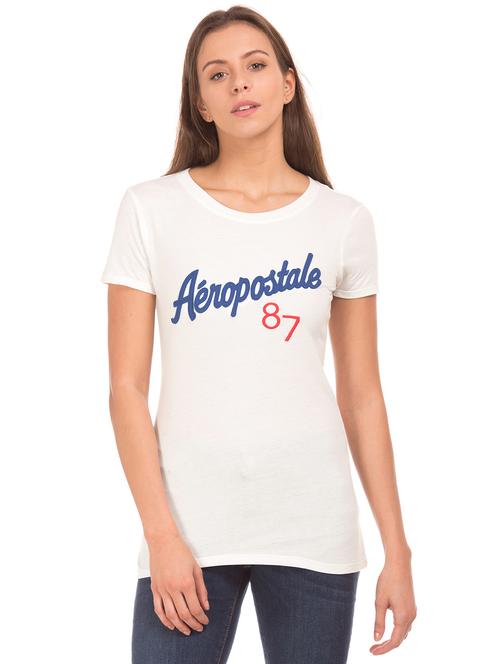 round neck printed tee  - 17665336 - Very Small Image - 1