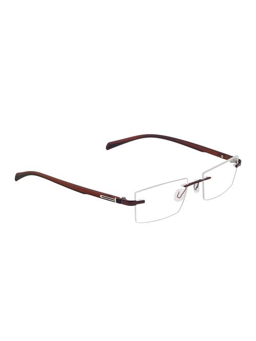 abner rectangular unisex rimless eyeglasses (rim-213) - 17665850 - Very Small Image - 1