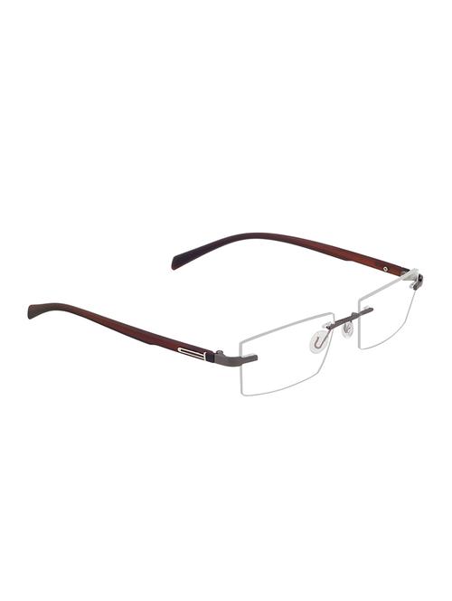 abner rectangular unisex rimless eyeglasses (rim-215) - 17665852 - Very Small Image - 1