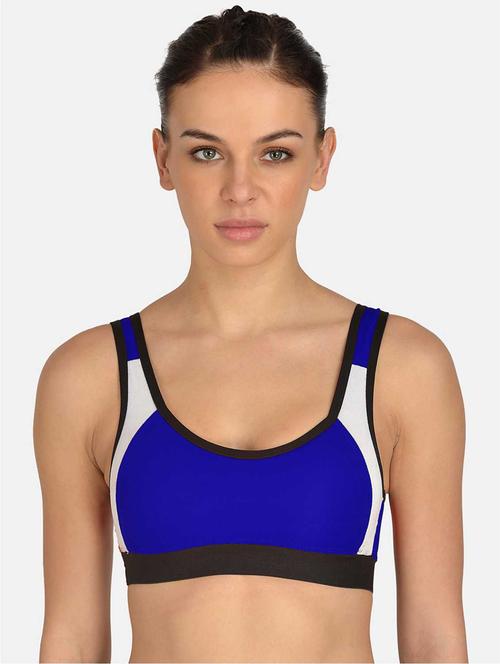 color block sports bra - 17665921 - Very Small Image - 1