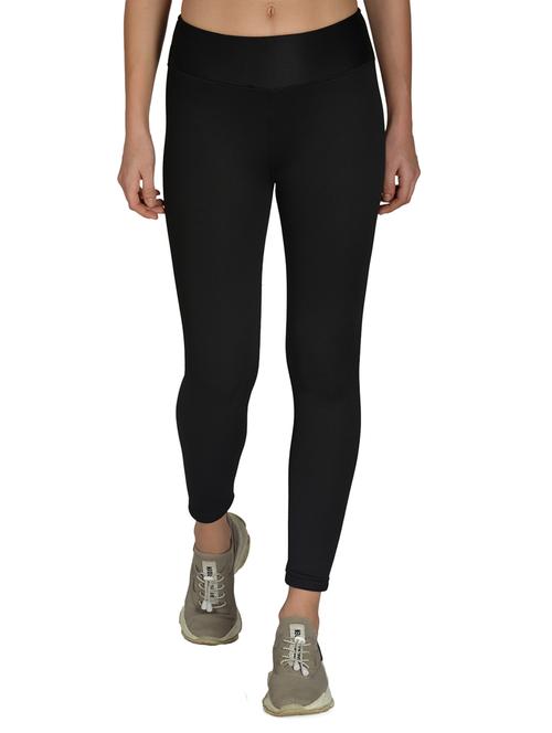 mid rise solid tights - 17666152 - Very Small Image - 1