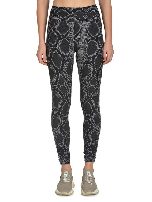 high rise printed track pant - 17666155 - Very Small Image - 1