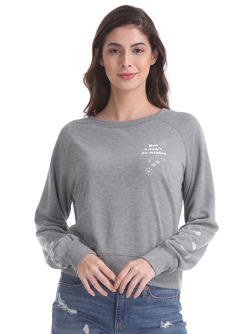 women's placement print sweatshirt - 17666301 - Very Small Image - 1