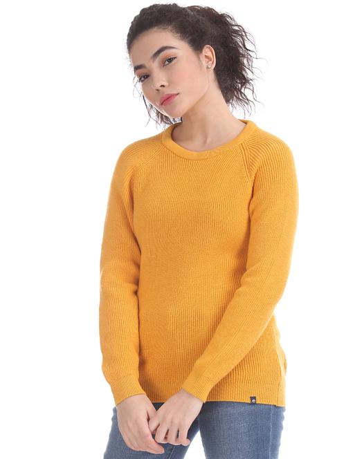 round neck textured pullover - 17666624 - Very Small Image - 1