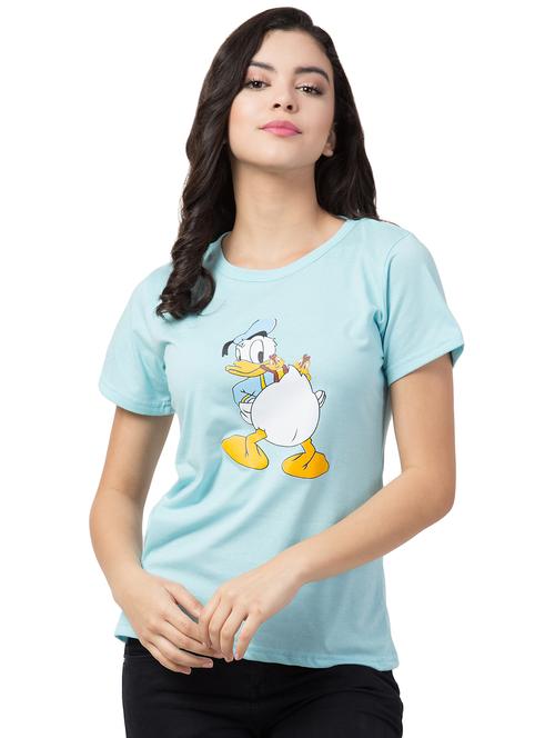 round neck printed tee - 17666718 - Very Small Image - 1