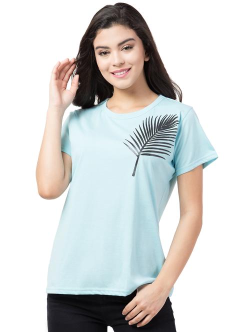 round neck printed tee - 17666727 - Very Small Image - 1