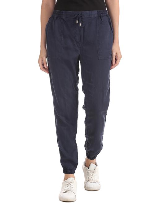 drawstring waist joggers - 17666890 - Very Small Image - 1