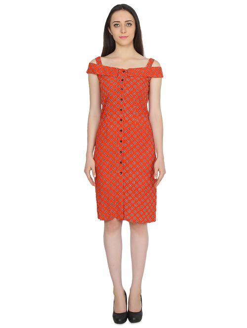 off shoulder floral sheath dress - 17667972 - Very Small Image - 1