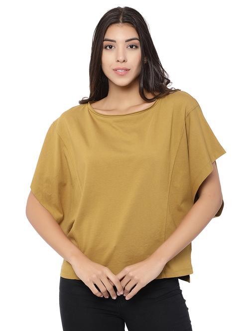 round neck solid top - 17668211 - Very Small Image - 1