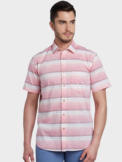 red striped casual shirt - 17669820 - Very Small Image - 1