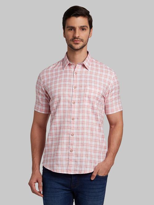red checkered casual shirt - 17670408 - Very Small Image - 1