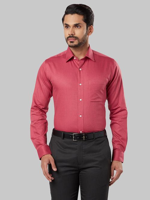 red solid formal shirt - 17670749 - Very Small Image - 1