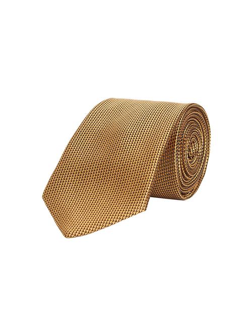 yellow polyester tie - 17671370 - Very Small Image - 1