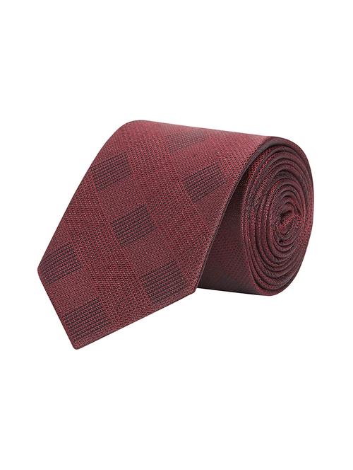 red silk blend tie - 17671382 - Very Small Image - 1