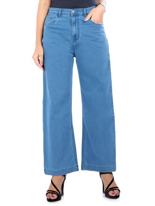 high rise wide leg jeans - 17671899 - Very Small Image - 1