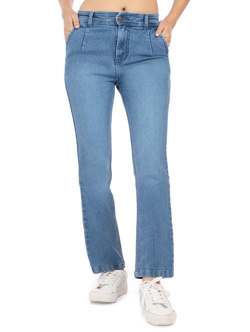 light blue cotton blend jeans - 17671913 - Very Small Image - 1