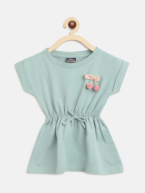 neo mint solid frock - 17672503 - Very Small Image - 1