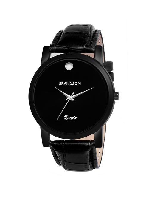 grandson g-211 leather analog watch for men and boys - 17672736 - Very Small Image - 1