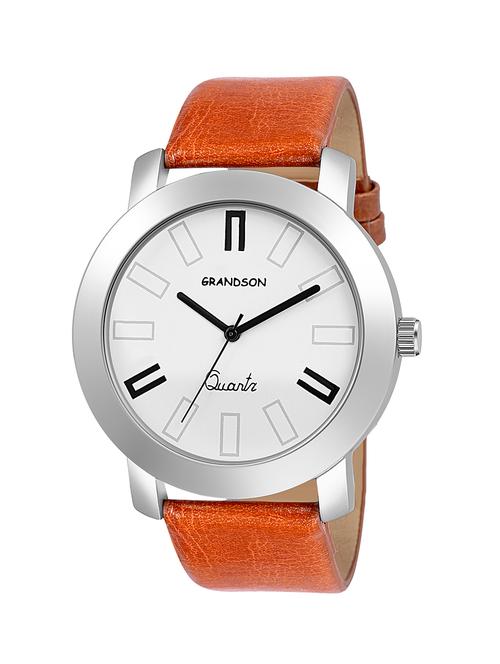 grandson g-218 leather analog watch for men and boys - 17672738 - Very Small Image - 1