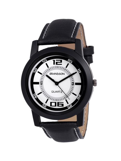 grandson g-236 leather analog watch for men and boys - 17672746 - Very Small Image - 1