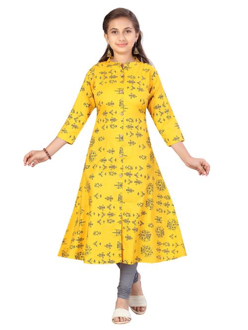 yellow cotton suit set - 17673470 - Very Small Image - 1