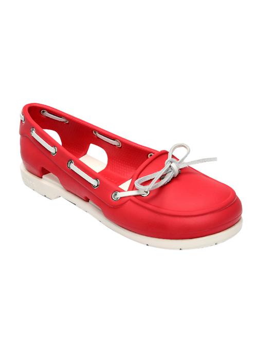 red croslite slip on casual shoes - 17674560 - Very Small Image - 1