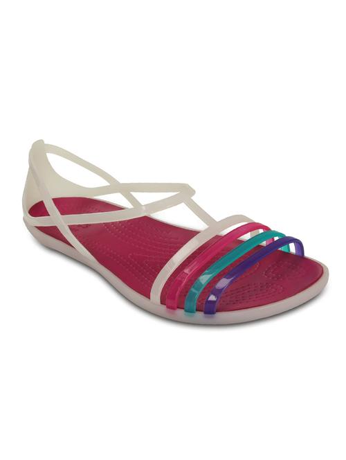 white croslite back strap sandals - 17674614 - Very Small Image - 1