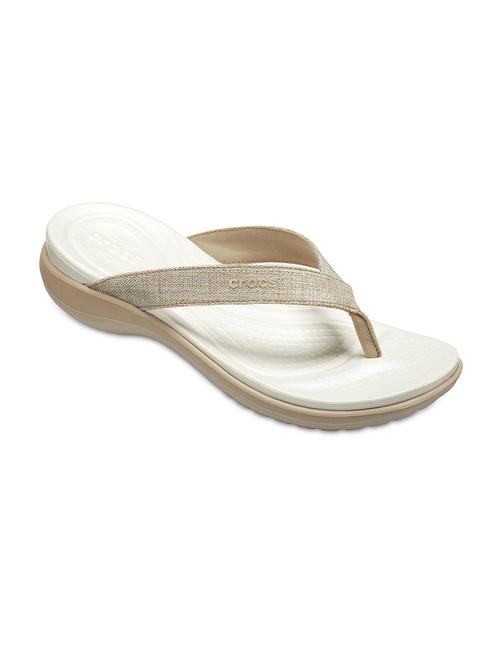 white toe separator flip flop - 17674859 - Very Small Image - 1