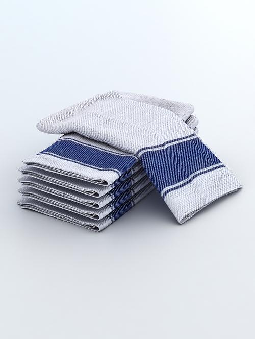 athom trendz glass cloth cotton multipurpose kitchen towel/cleaning cloth 58x58 cm pack of 6 - 17675581 - Very Small Image - 1