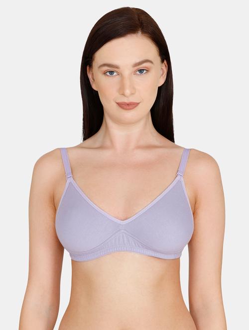 purple cotton tshirt bra - 17675611 - Very Small Image - 1